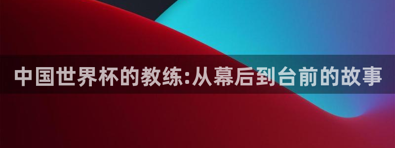 世界杯比赛：中国世界杯的教练:从幕后到台前的故事